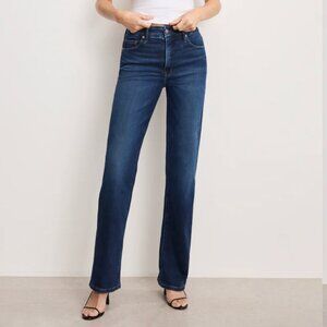 NWT Good American Good True Straight Jeans 14/32
